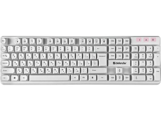 Клавиатура+мышь Defender Milan C-992 белый